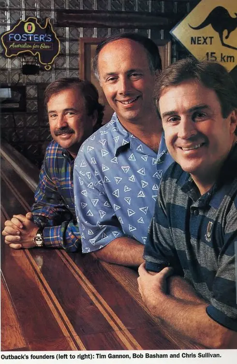 The four founders of Outback Steakhouse, Tampa, 1988