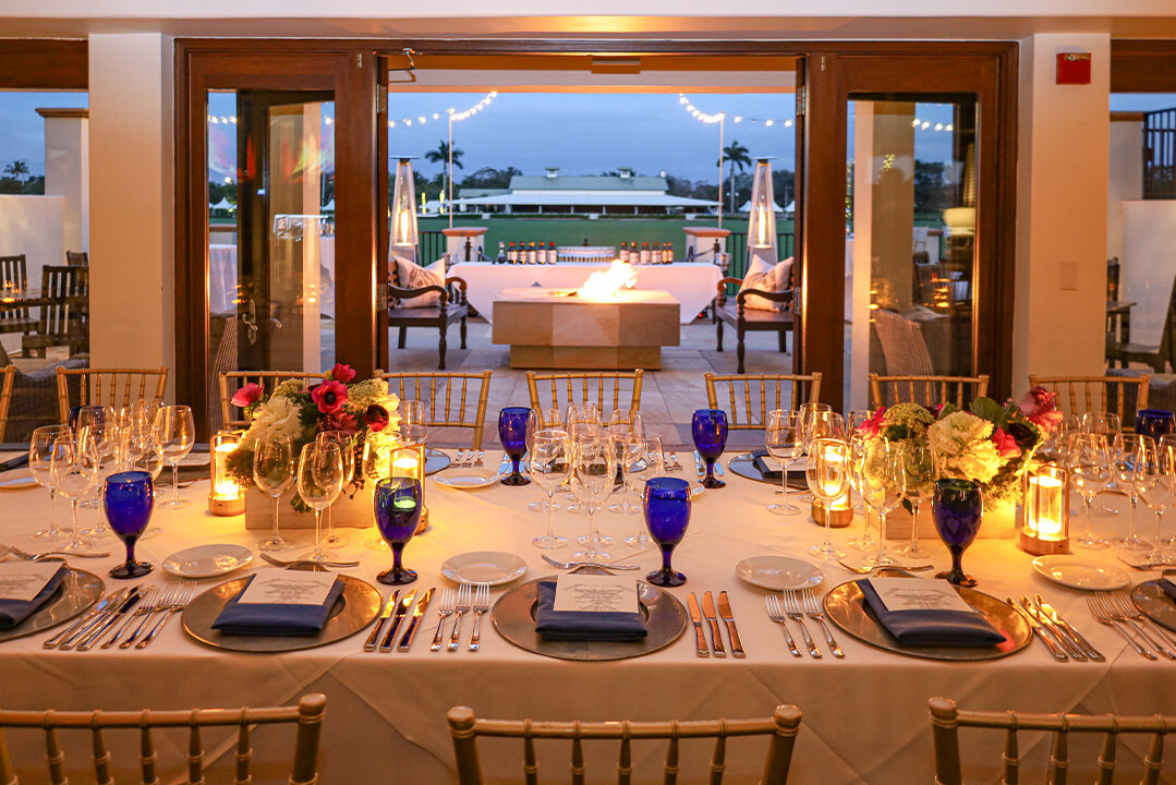 Private event venue at the National Polo Center