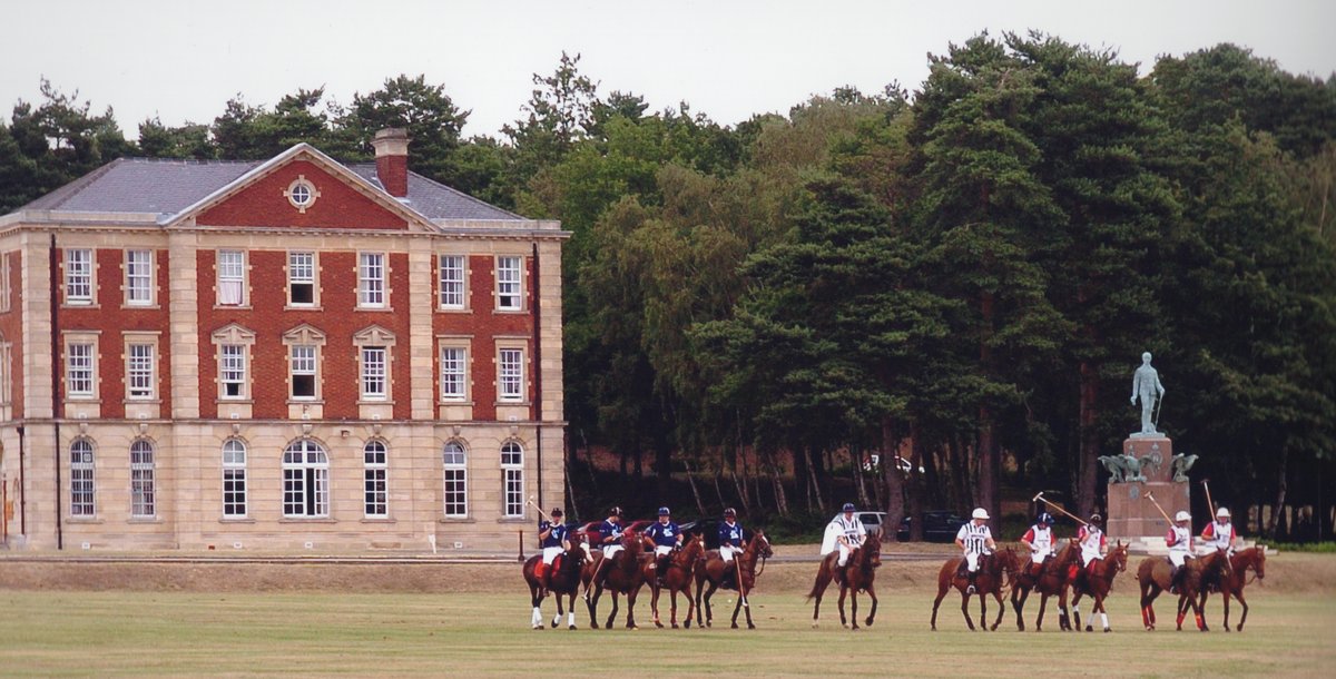 Charity match at the Royal Military Academy Sandhurst.
