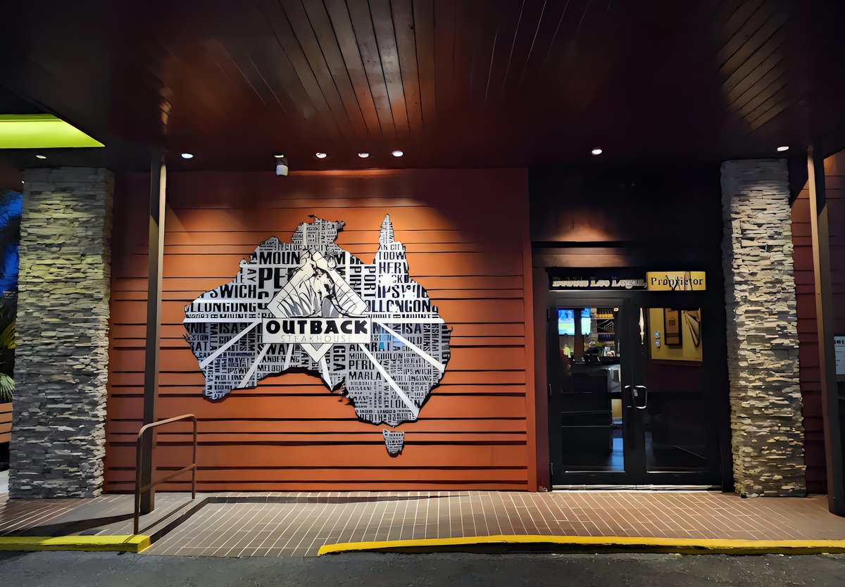 The original Outback Steakhouse entrance.