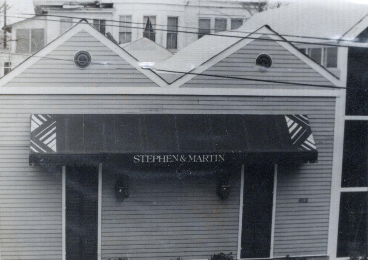 Stephen and Martin's, New Orleans.