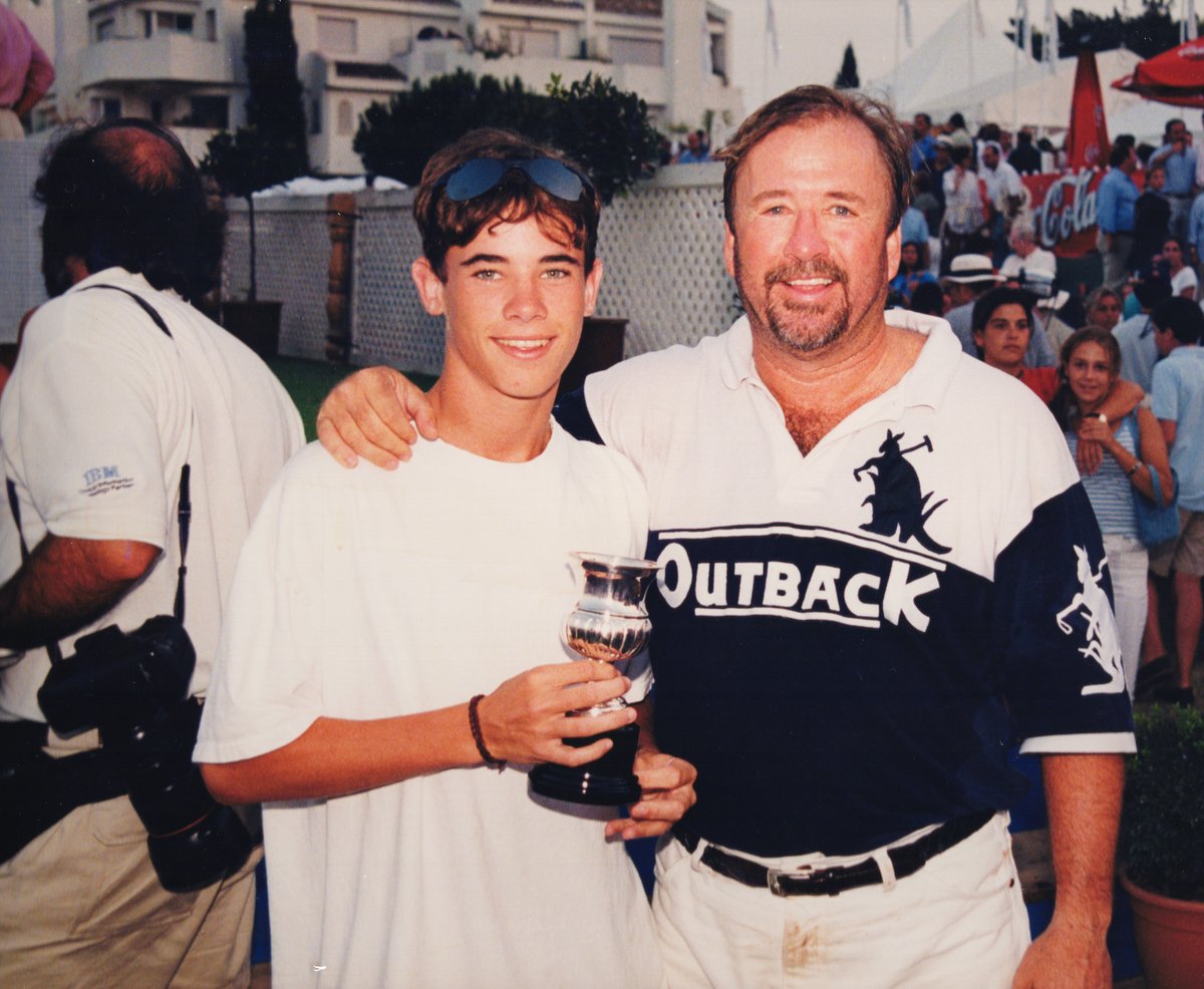 Chris and his first cup win.