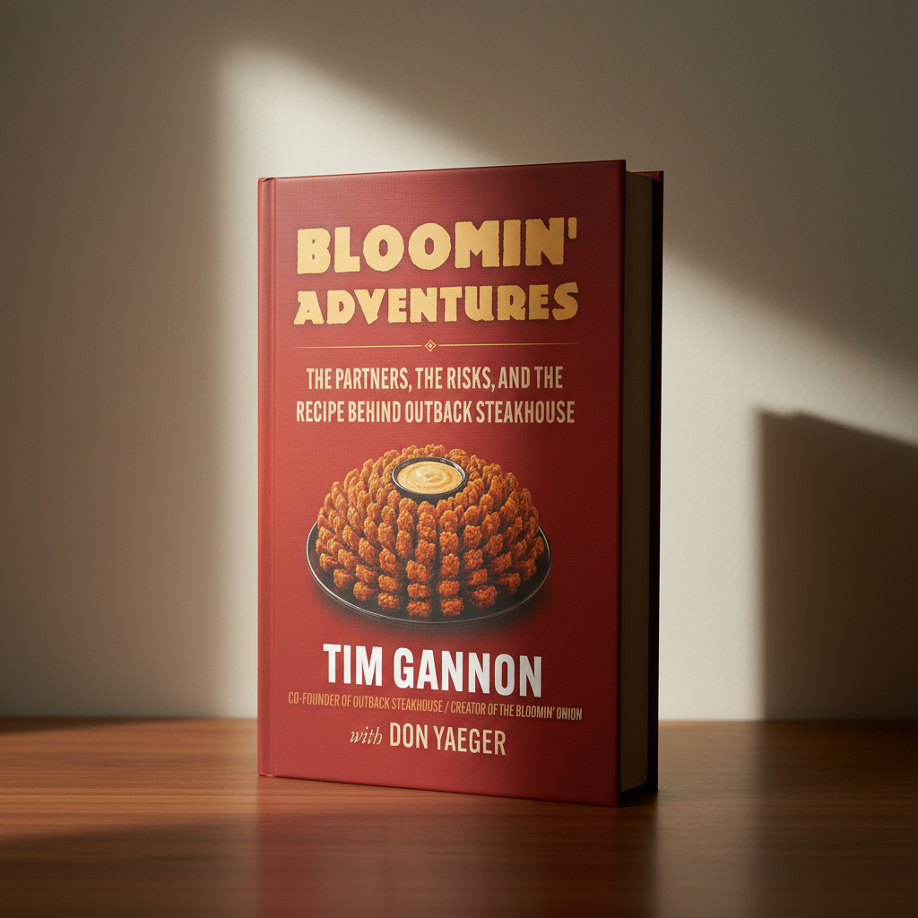 Bloomin' Adventures hardcover standing on wood surface
